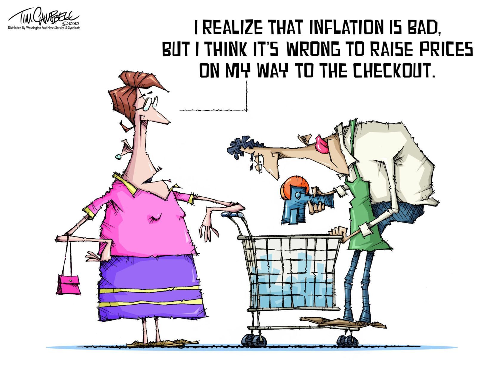 Tim Campbell cartoon